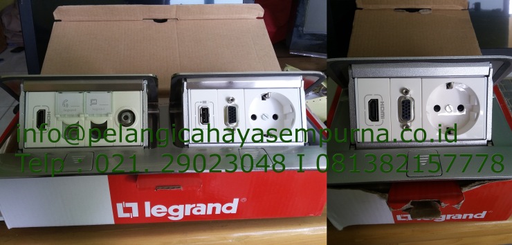 Legrand Pop Up Floor Box 54021 8 Module Stainless Steel Pt